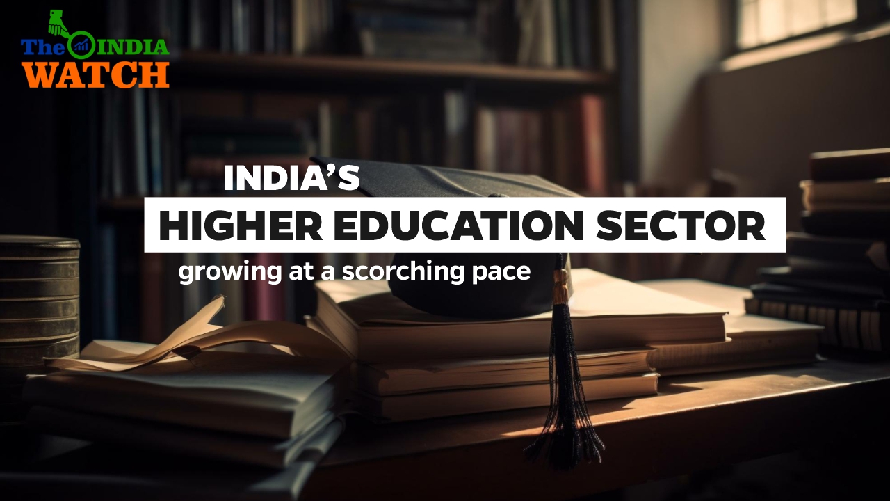 India’s higher education sector is set to grow at a scorching pace